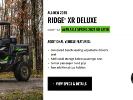 What model Ridge are you planning to get?